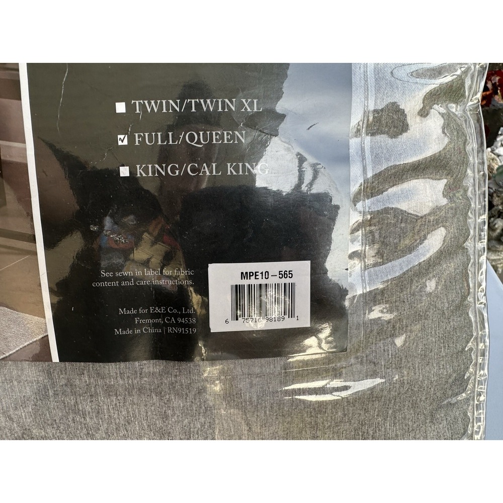 ⚡️New Madison Park Hayden Reversible Yarn Dyed Down Alt Comforter Set Full/Queen - Picture 7 of 11